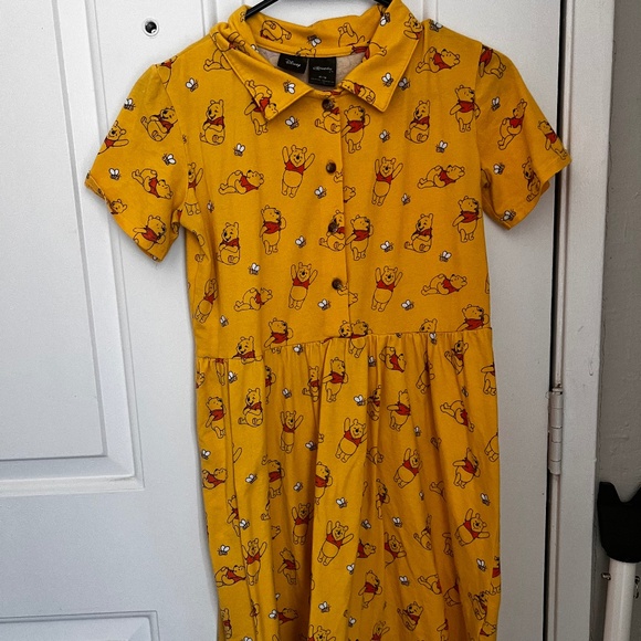 Cakeworthy and Disney Winnie the Pooh Collar and button down Dress Medium - Picture 1 of 4